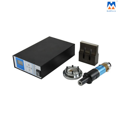 Sistema de solda intermitente ultrassônico de solda plástico de 20KHz 2000W com transdutor e chifre do gerador