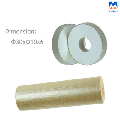 Anéis cerâmicos piezoelétricos 30x10x6mm para o conversor ultrassônico