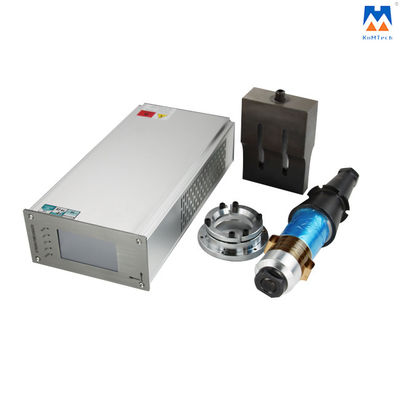 grupo da soldadura ultrassônica de 15KHz 2600W com o transdutor e o chifre do gerador do PLC Digital