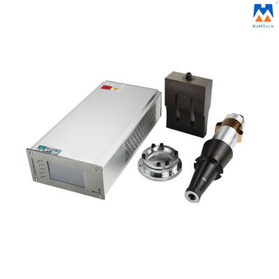 Máquina de soldadura da máscara protetora N95 com a flange ultrassônica do chifre do transdutor do gerador