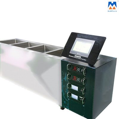 Máquina da limpeza ultrassônica do controle 40kHz do PLC com função de aquecimento