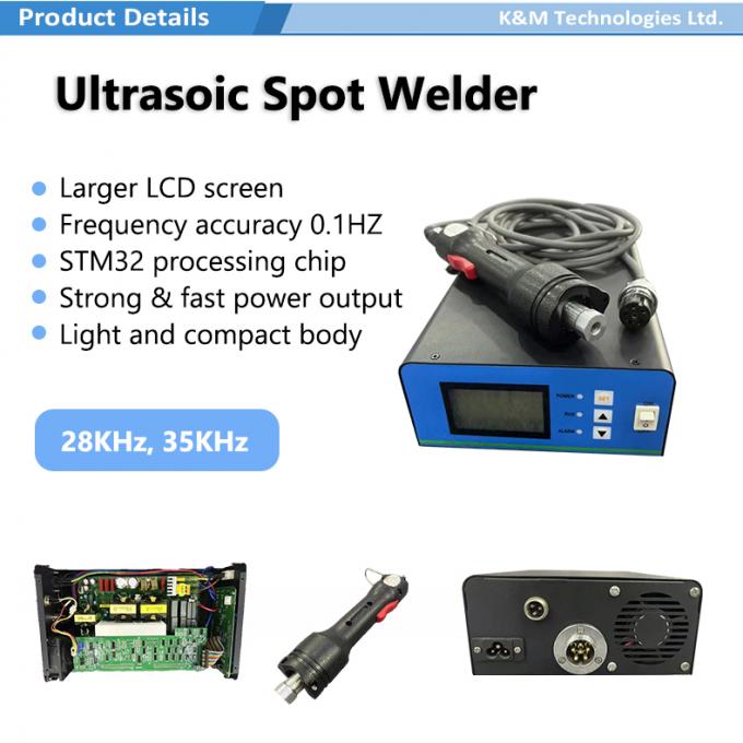 máquina de solda plástica do ponto ultrassônico